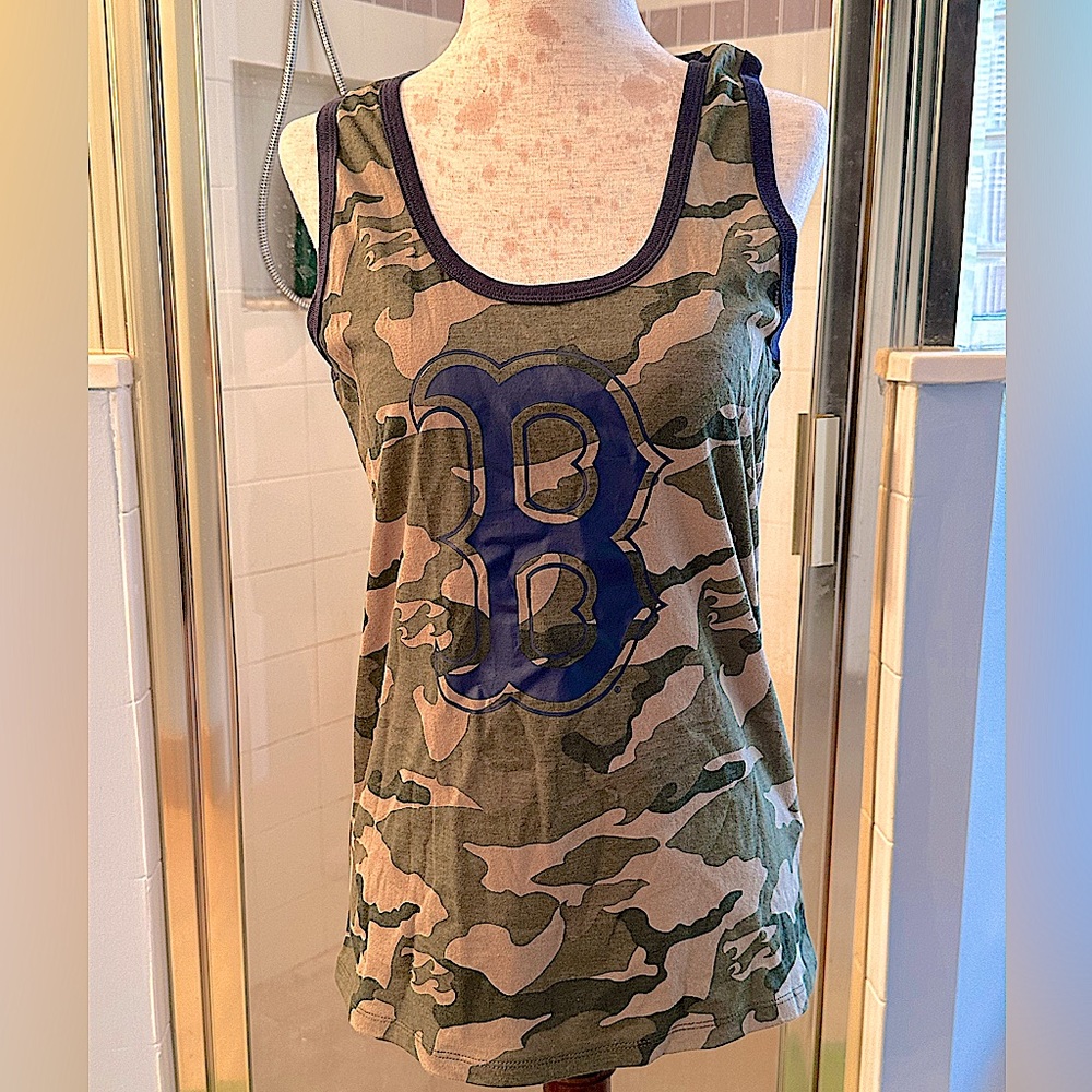 S - Camo Boston Red Sox Tank